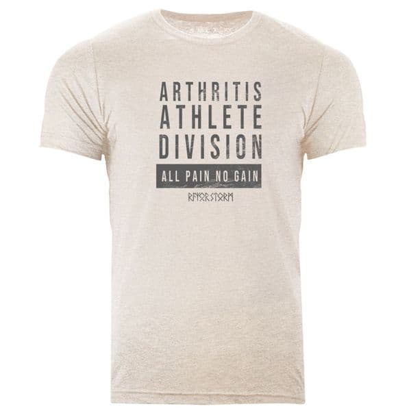 s560 Arthritis athlete division tee - Heather Natural