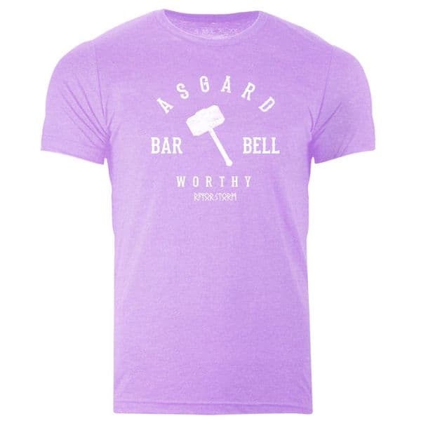 s570 Asgard barbell tee - Heather prism Lilac
