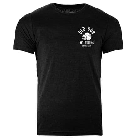s575 Old dog no tricks tshirt