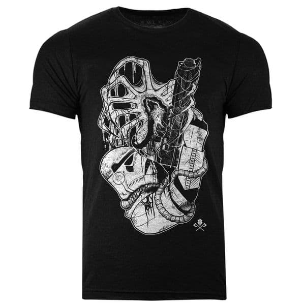s593 infestation tee - Heather Black