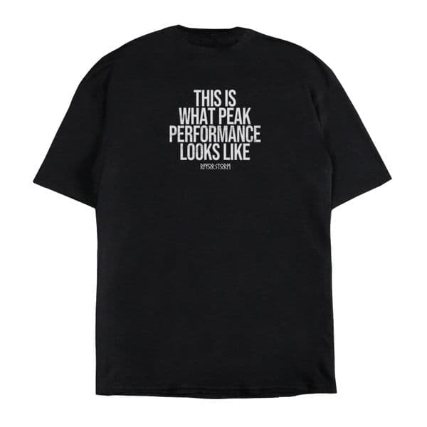 s594 this is what peak performance looks like Oversized Tee - Black