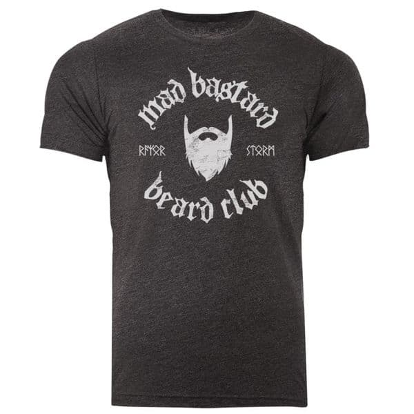 s595 mad bastard beard club tee - Dark Grey Heather (1)