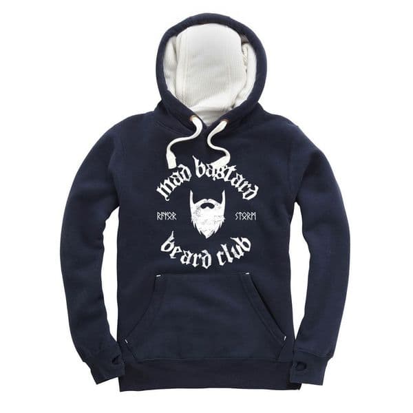 s595 mad bastard beard club Winter Hood - French Navy