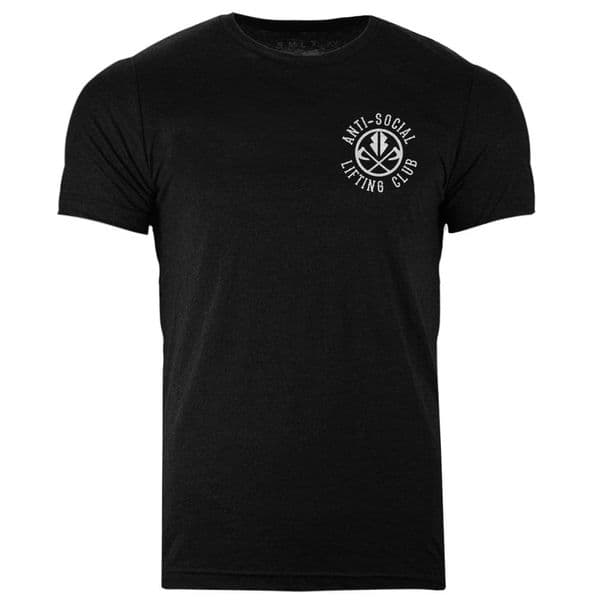 s625 ASLC pocket tee - Heather Black