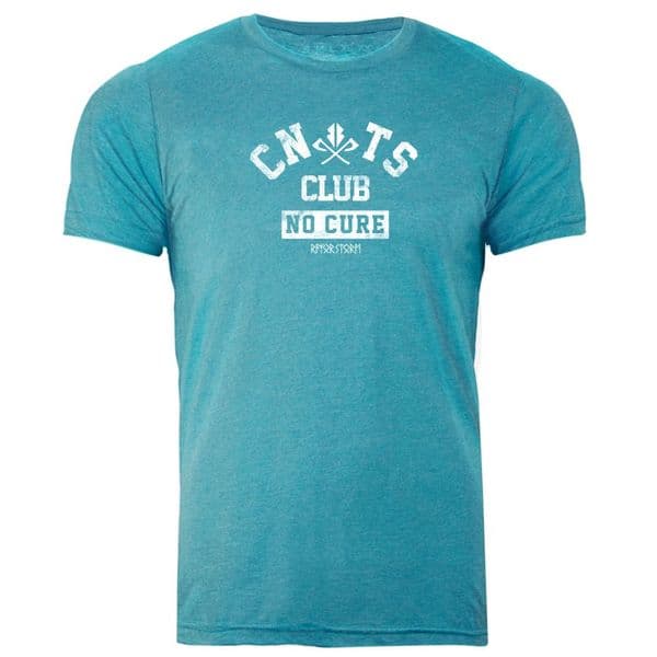 s633 No Cure tee - Heather Aqua