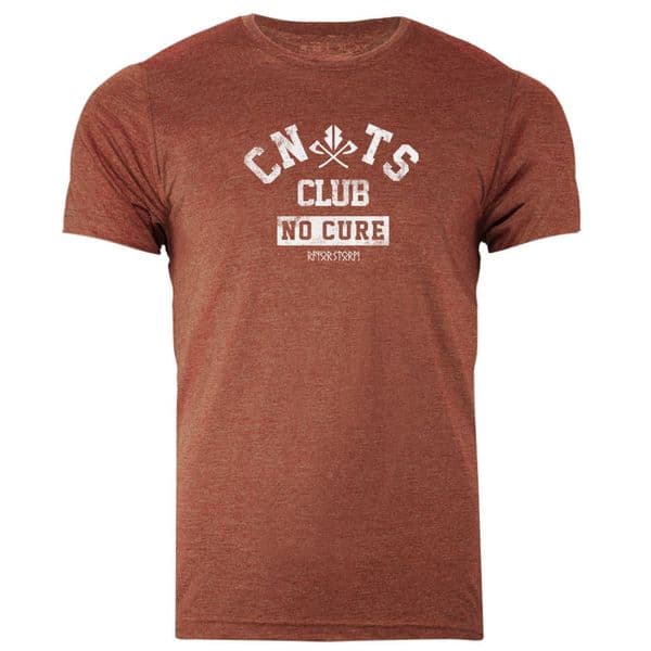 s633 No Cure tee - Heather Clay