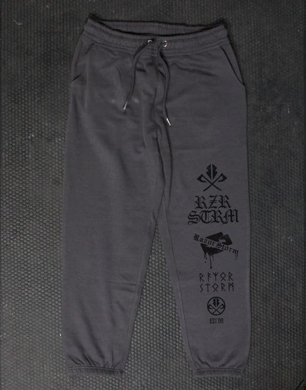 Mens black Casual athletic jogger sweatpants