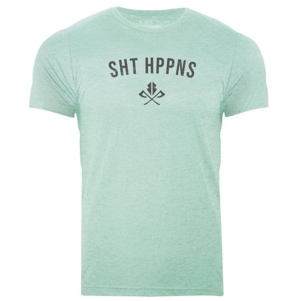 s681 sht hppns - Heather Prism Mint Tee