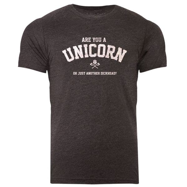 s698 are you a unicorn tee - Heather Dark Heather