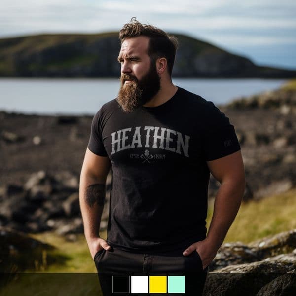 s704 Heathen 23  tshirt