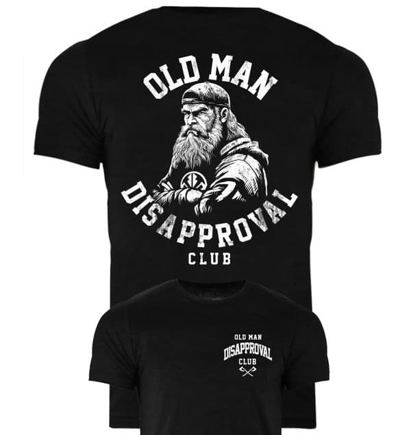 s715 Disapproval Club Tee - Heather Black