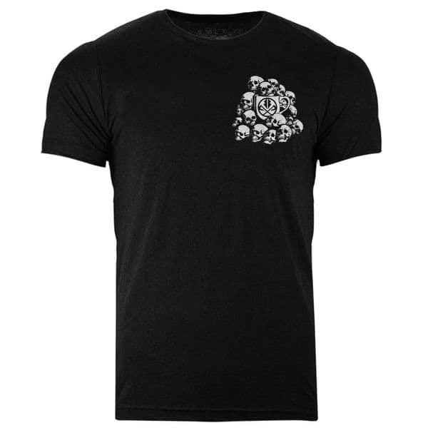 s728 drink from the skulls of your enemies tee - Heather Black
