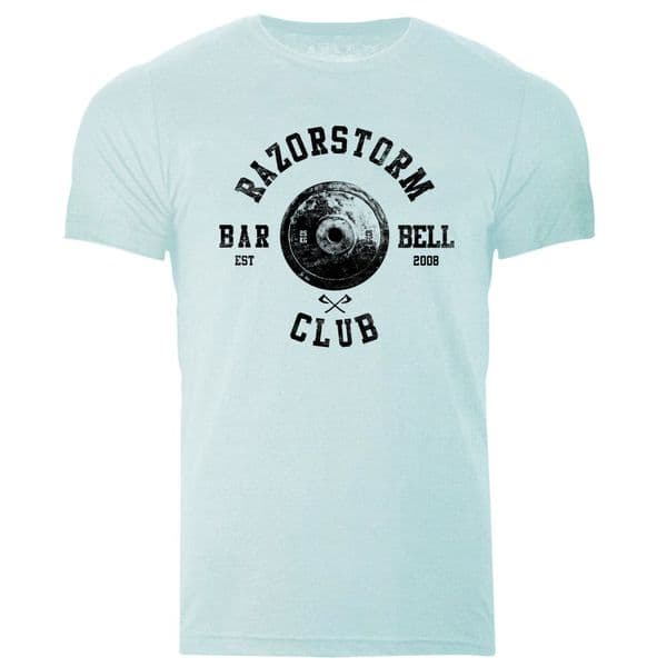 s750 Black Edition Vintage Barbell Club - Heather Mint Tee