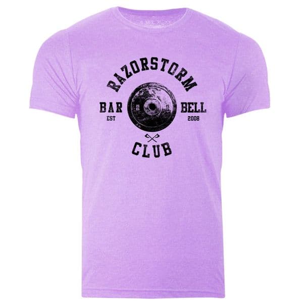 s750 Black Edition Vintage Barbell Club - Heather Prism Lilac Tee