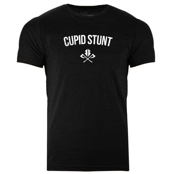 s751 Cupid Stunt tee - Heather Black