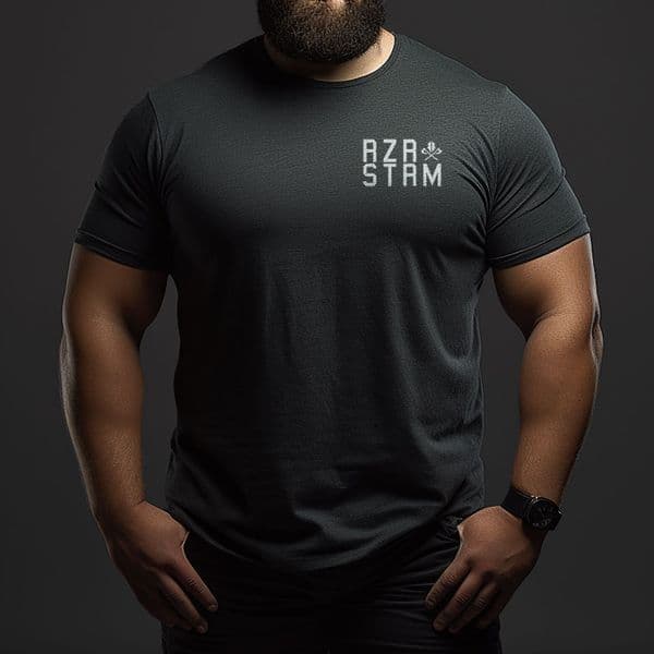 s753 rzrstrm tee - Dark Heather Grey