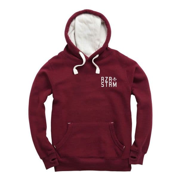 s753 RZRSTRM Winter Hoodie - Maroon
