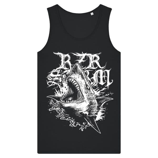 s754 Death Below Front print - Tank - Black