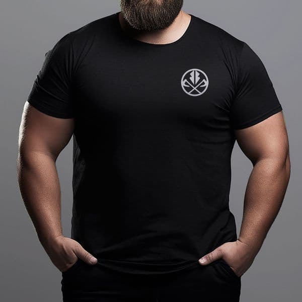 s756 Ronin tee - Heather Black