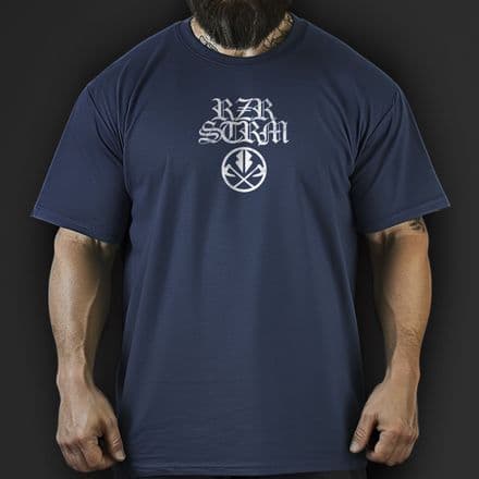 s803 rzr23 Heavy Oversized Tee - Light Navy