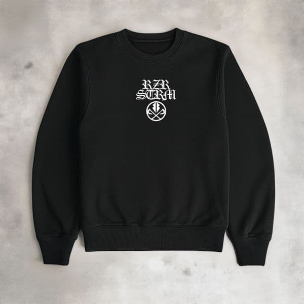 s803 rzr23 Hvy440 Sweat - Black