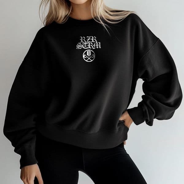 s803l rzr23 Hvy440 Sweat - Black