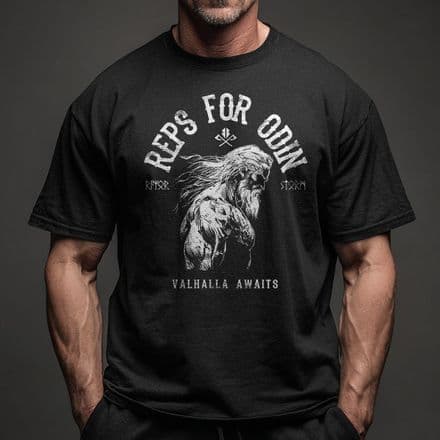 s832 reps for odin V24 HVY Oversized Tee - Black