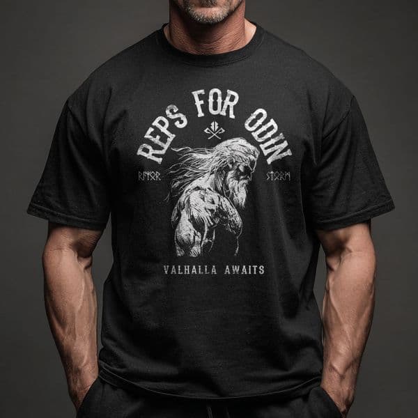s832 reps for odin V24 HVY Oversized Tee - Black