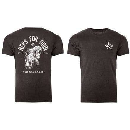 s832 Reverse reps for odin V24 tshirt - Dark grey Heather