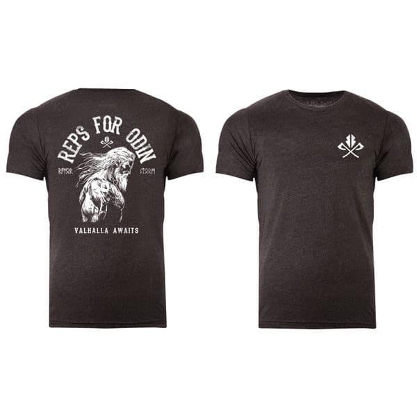 s832 Reverse reps for odin V24 tshirt - Dark grey Heather