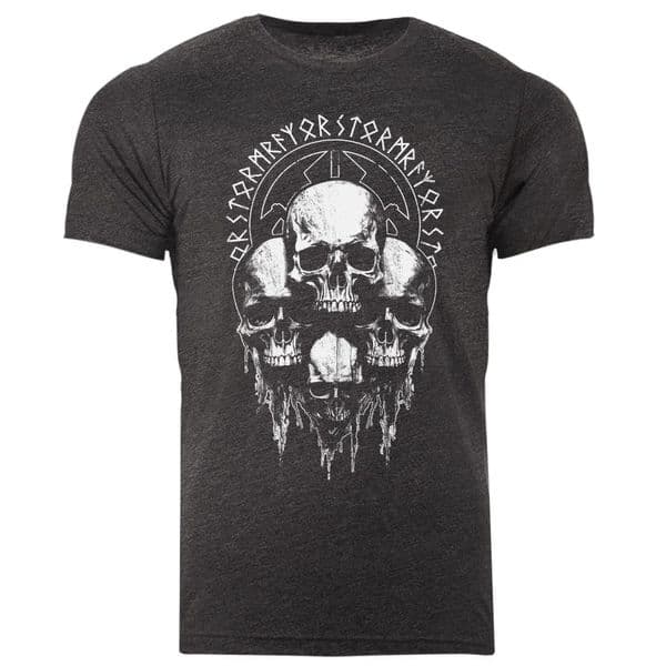 s848 Ceremony tee - Dark Heather Charcoal