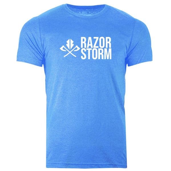 s878 tshirt - Heather Columbia Blue