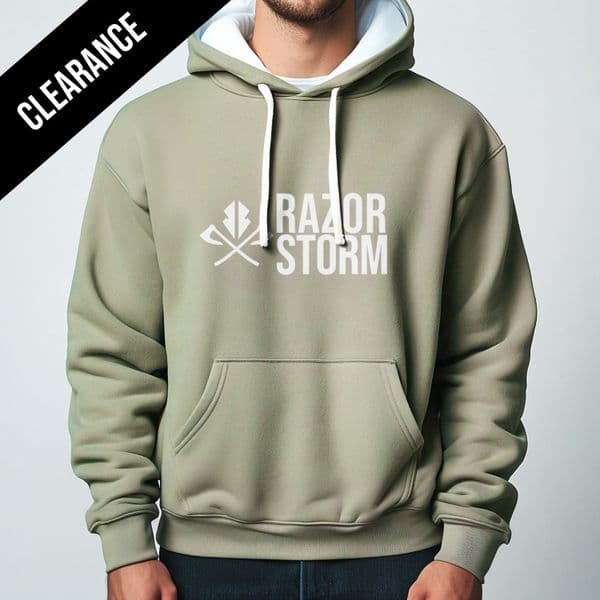s878 winter hoodie Clearance - Pistachio / White