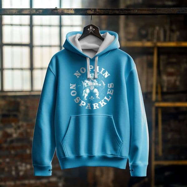 s883 No pain No Sparkles Winter Hoodie