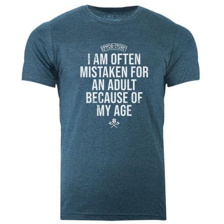 s893 I am often mistaken T-shirt - Heather Deep Teal