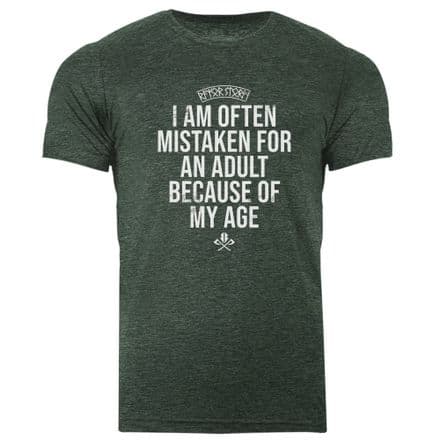 s893 I am often mistaken T-shirt - Heather Forest