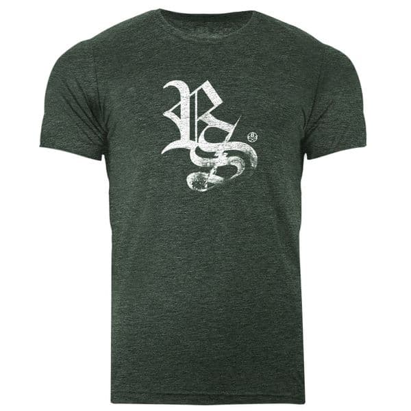 s905 Script tshirt - Heather Forest