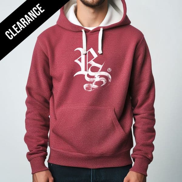 s905 Script WinterHood - Wine Melange / White