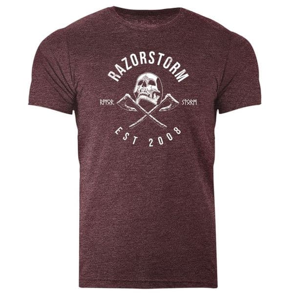 s907 Trophy tshirt - Heather Maroon