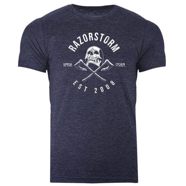 s907 Trophy tshirt - Heather Midnight Navy