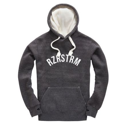 S910 RZRSTRM Winter hoodie - Black Melange - Clearance