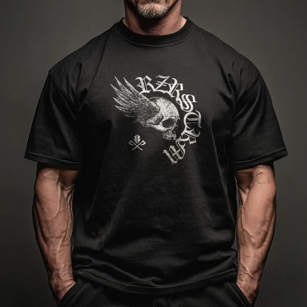 s911 RSMC HVY Oversized Tee - Black
