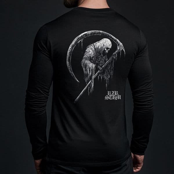 s912 Scythe long sleeve tee - Black