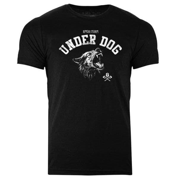 s914 Underdog tshirt - Heather Black