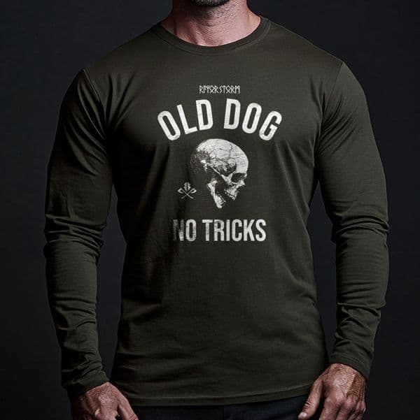 s928 OD no tricks V2 long sleeve tee - Khaki
