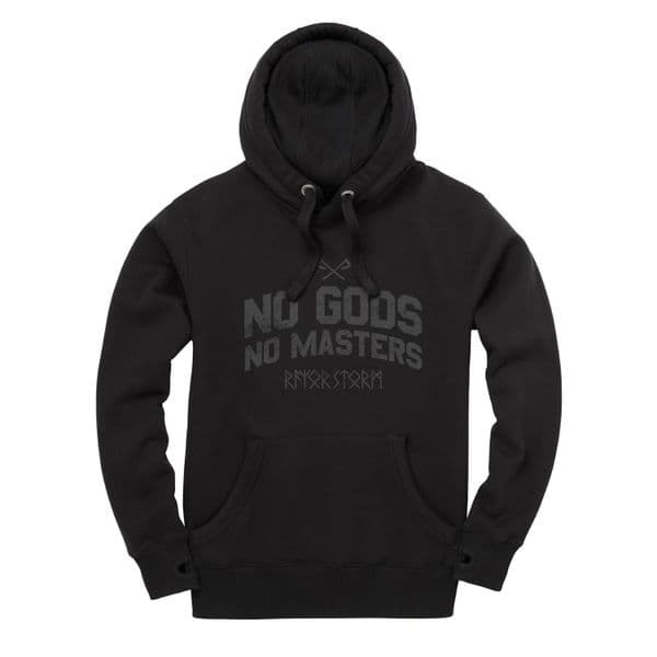 s929 No gods no masters WinterHood - Dusty Black