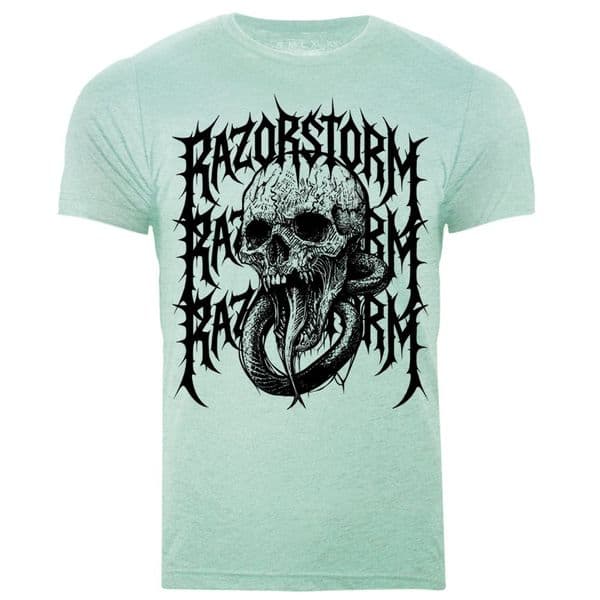 s938 Fiend T-shirt - Heather Prism Mint