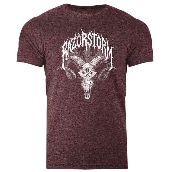 s947 Cursed  T-shirt - Heather Maroon