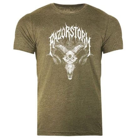 s947 Cursed  T-shirt - Heather Olive