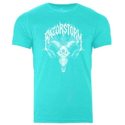 s947 Cursed  T-shirt - Heather Sea Green